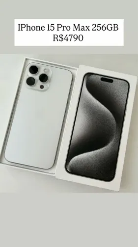 IPhone 15 Pro Max Prata 256GB