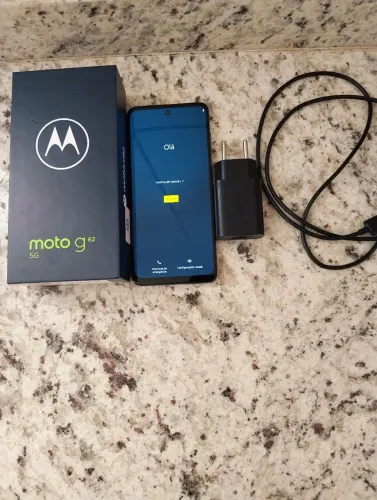 MOTO G62 5G padrão de fábrica com carregador original e caixa original 