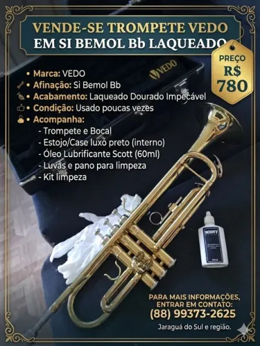 Vende-se trompete VEDO