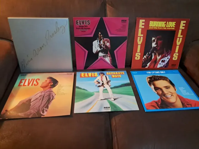 43 lps elvis presley. Coleção. Importado 