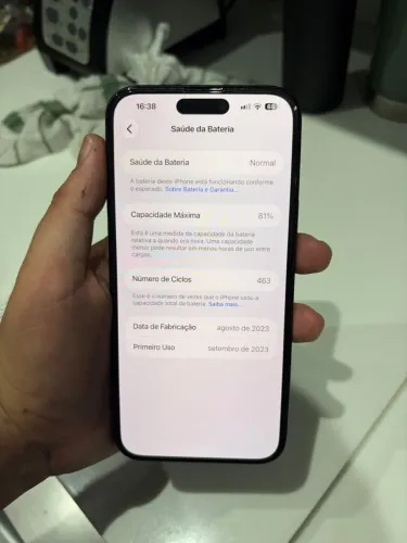 Iphone 15 plus 128gb preto novinho na garantia