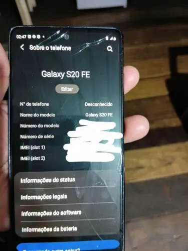 S20 FE aceito proposta
