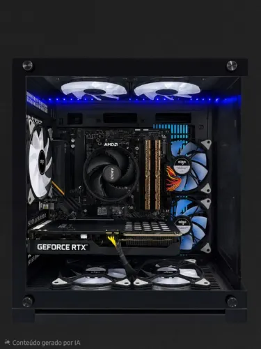 PC Gamer Ryzen 5 5500, A520 Asus Tuf, 16 Gb Gskill 3600Mhz, RTX 3060 Ti
