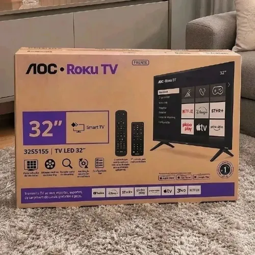 Televisão 32 Polegadas ROKU AOC