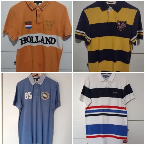 kit 4 camisas polo tommy hilfiger tam m