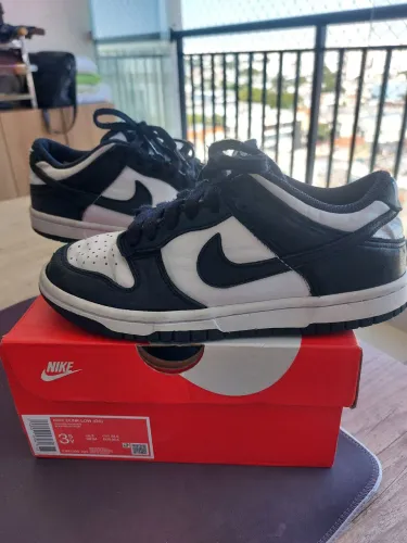 Tênis infantil Nike Dunk Low Panda N°34 Original ( Usado em bom estado )