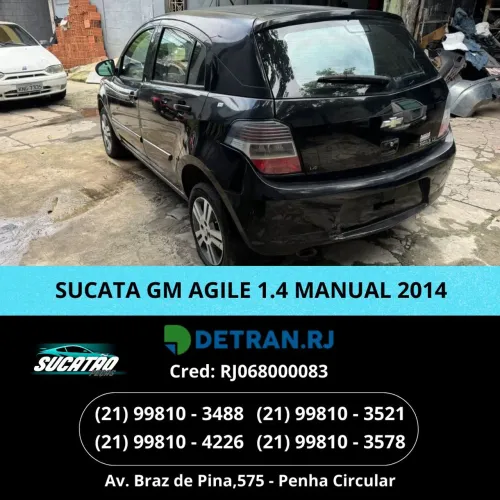 Sucata Chevrolet Agile 1.4 - Retirada de Peças 2014