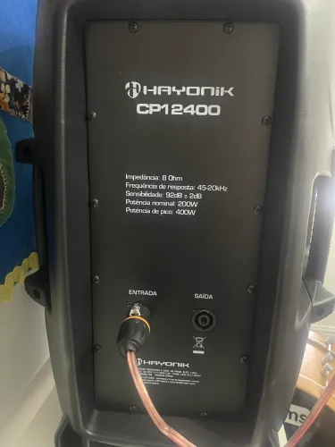 VENDO: Caixa Passiva HAYONIK CP12400 + Cabo Speakon 5m