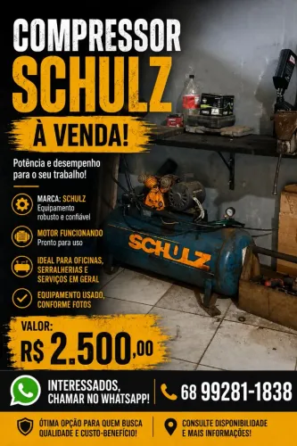 Vende se compressor grande em bom estado de conservação