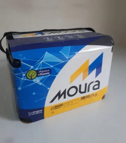 Bateria Moura 60 Amperes/Garantia 18 meses/Entrega e Instalação Grátis