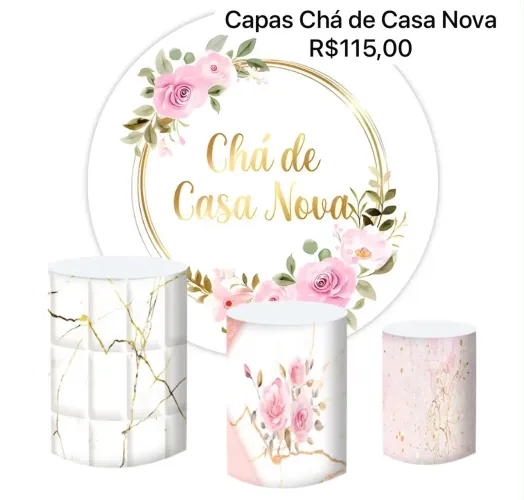 Capas arco redondo tecido sublimado tamanho padrão painel e cilindros
