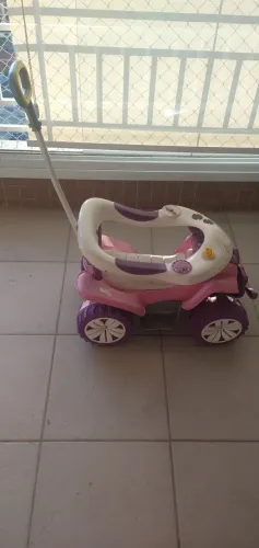 Carrinho Andador Infantil Sofy Car Style Haste Articulada Biemme