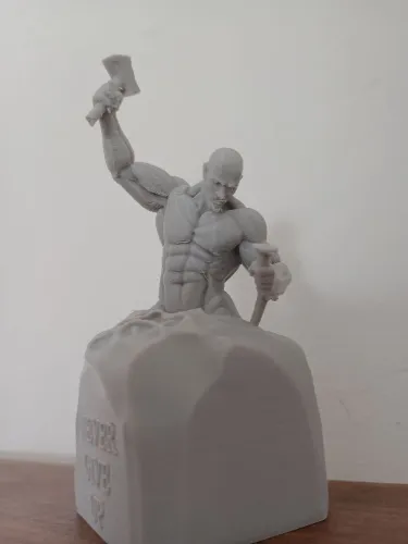 Estatueta de Homem Forte Se Auto Criando Self Made Man