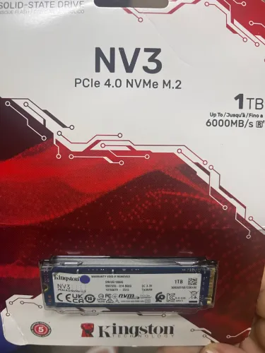 SSD Kingston NV3 1TB PCIe 4.0 NVMe M.2.