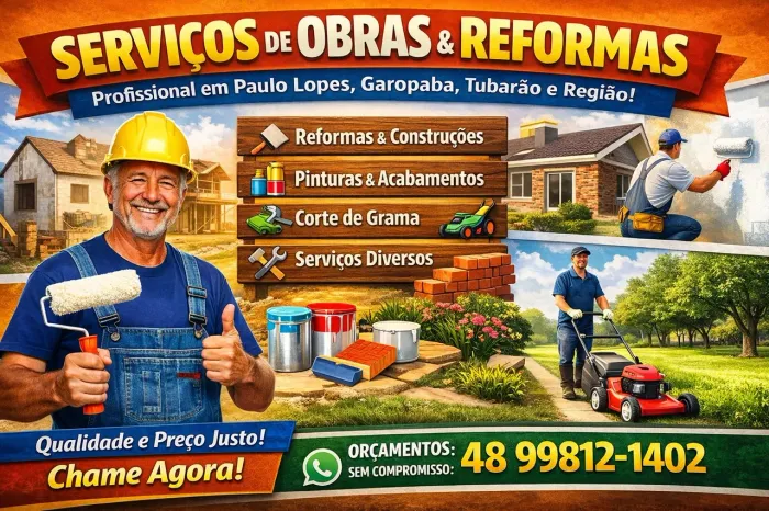 Pinturas, Reformas, Construções e Serviços em Geral - Região