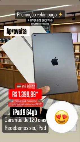 iPad 9 64gb com garantia