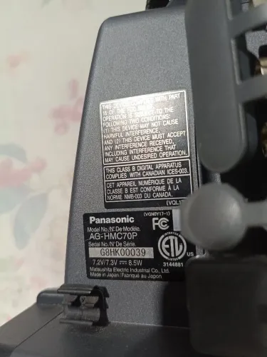 Filmadora Panasonic