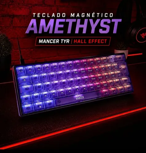 Teclado magnético Mancer Amethyst RGB