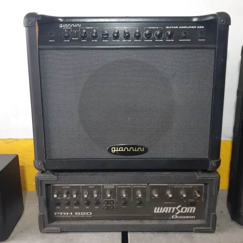 Amplificador de guitarra 65w Alto falante de 12" giannini