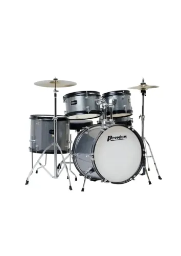 Bateria Infantil Premium Dx45j Prata Completa