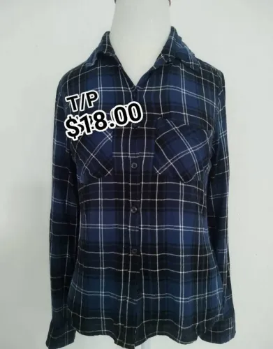 Camisas femininas xadrez 