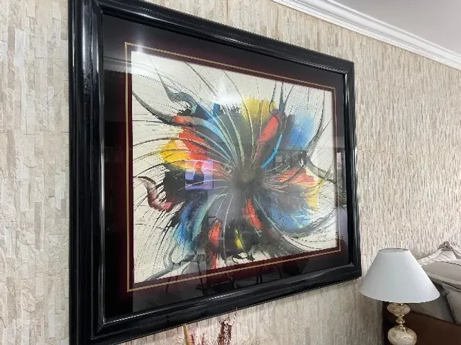 Quadro Original Hélio Lopes (1988) - Grande Formato 1,44m x 1,13m