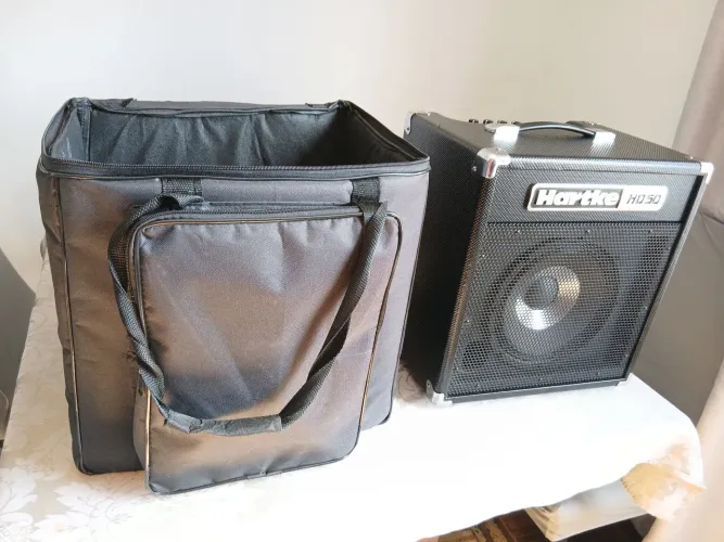 Caixa amplificador cubo de baixo hartke HD50 com bag