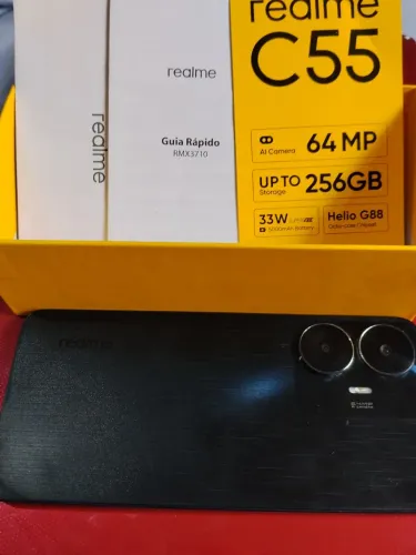  Realme c55 celular 256gb na caixa! 