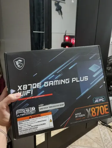 Placa mãe X870e MSI Gaming