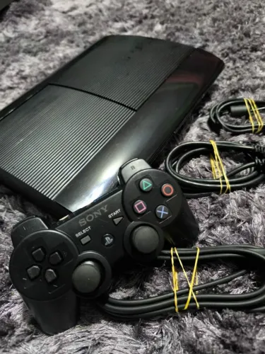 PS3 SUPER SLIM DESBLOQUEADO LOTADO DE JOGOS