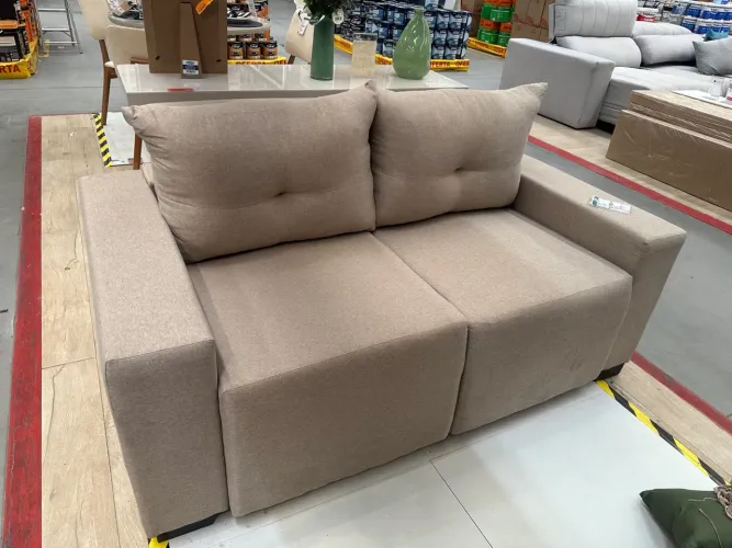 Sofá retrátil 3 lugares novo lacrado