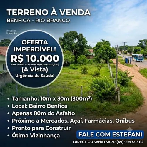TERRENO 10m x 30m