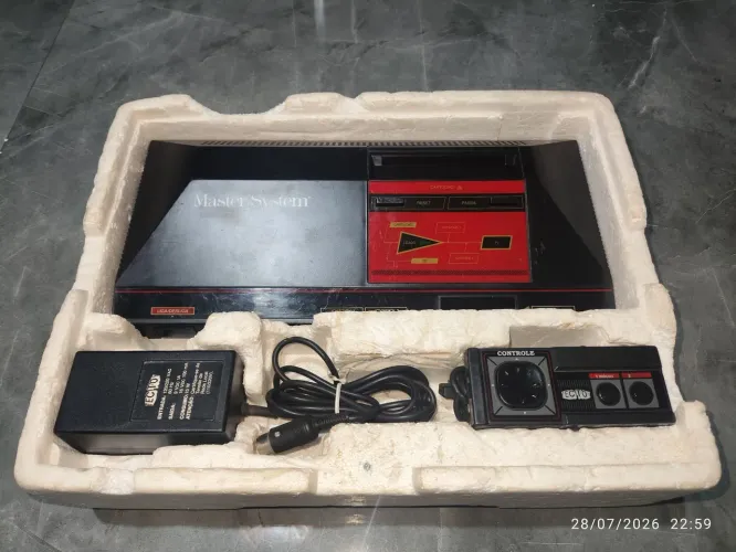 Master System 1 com berço original
