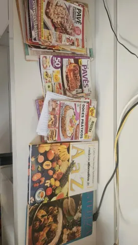 Revistas e livros de receitas