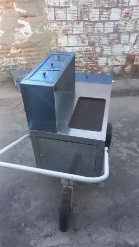 Carrinho de lanche com parte térmica de Gelo e tudo mais