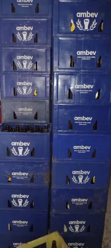 Caixas de cerveja ambev litrinho