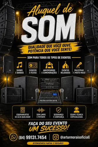Aluguel de som para todos os eventos