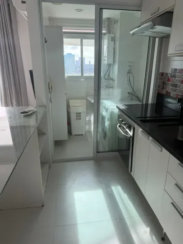 Mandarim Salvador Shopping, mobiliado, 46m², 1/4, completa infraestrutura