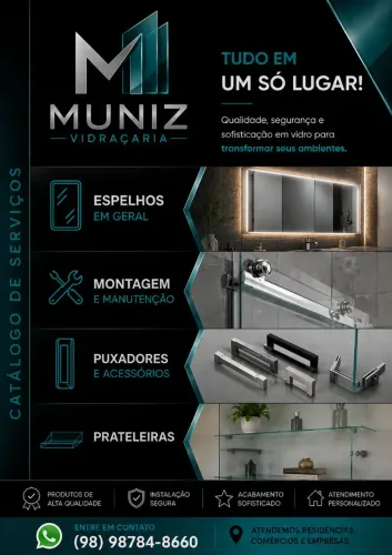 Vidros espelhos e manutenção 
