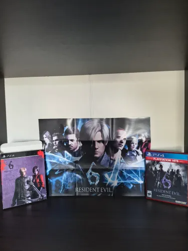 Jogo Resident EVIL 6 para PS4 Mídia Física e acompanha caixa de Papelão e Pôster