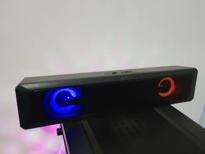Caixa de Som Led RGB computador