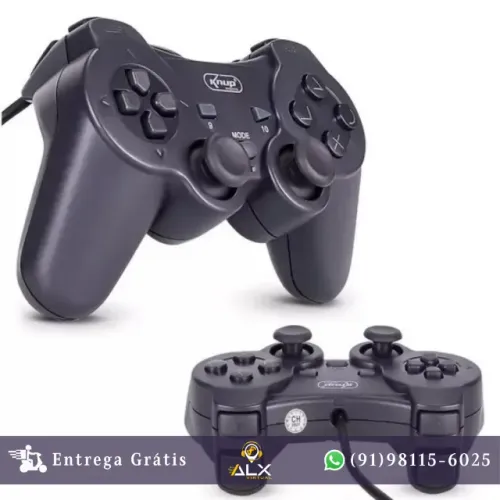 Controle para Pc Com Cabo Usb Kp-cn701/s - Knup *ENTREGA GRÁTIS*