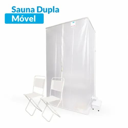 Sauna Móvel Dupla 2 Pessoas Bivolt - Completa