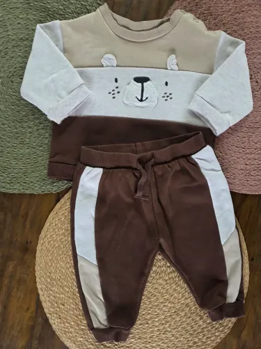 Conjunto Primark 6 a 9 meses moletom