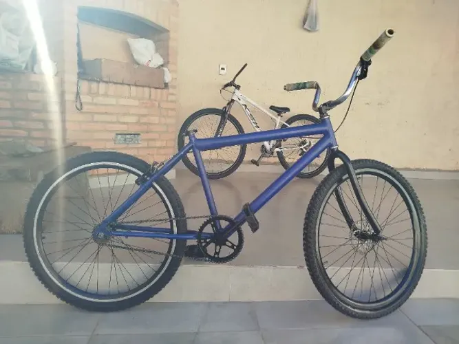 Bicicleta aro 26 azul