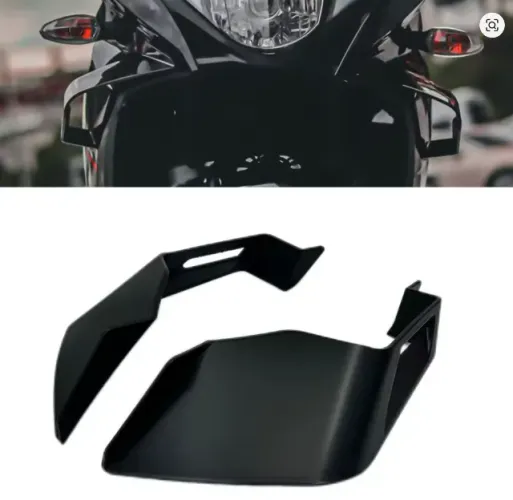 Kit de asa aerodinâmica universal para motocicleta, carenagem fixa!