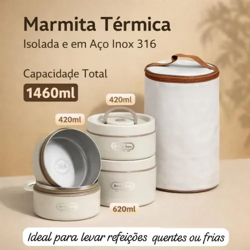 Kit marmita térmica 