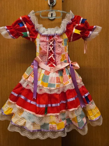 Vestido junino infantil