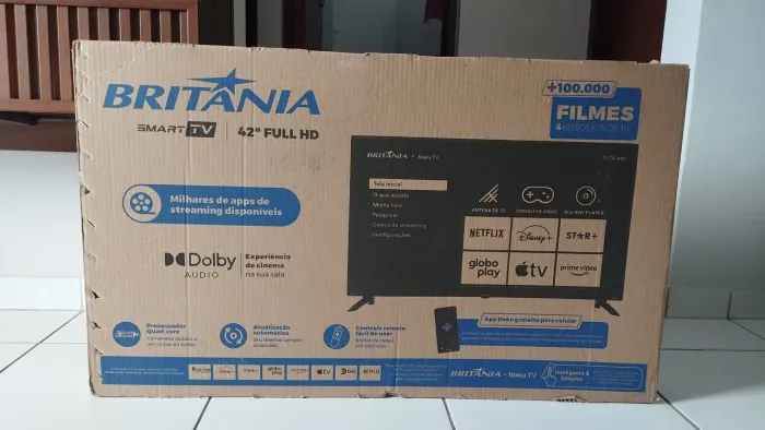 Smartv de 42 polegadas na garantia!