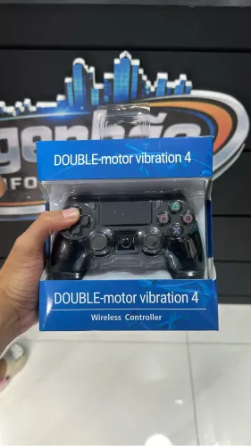 Controle ps4 sem fio preto 